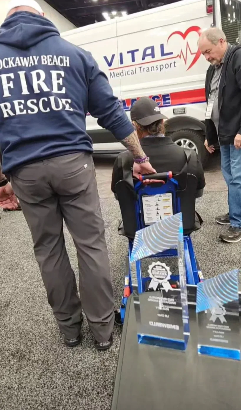 The Pro 500 at the EMS World Expo with its innovation award