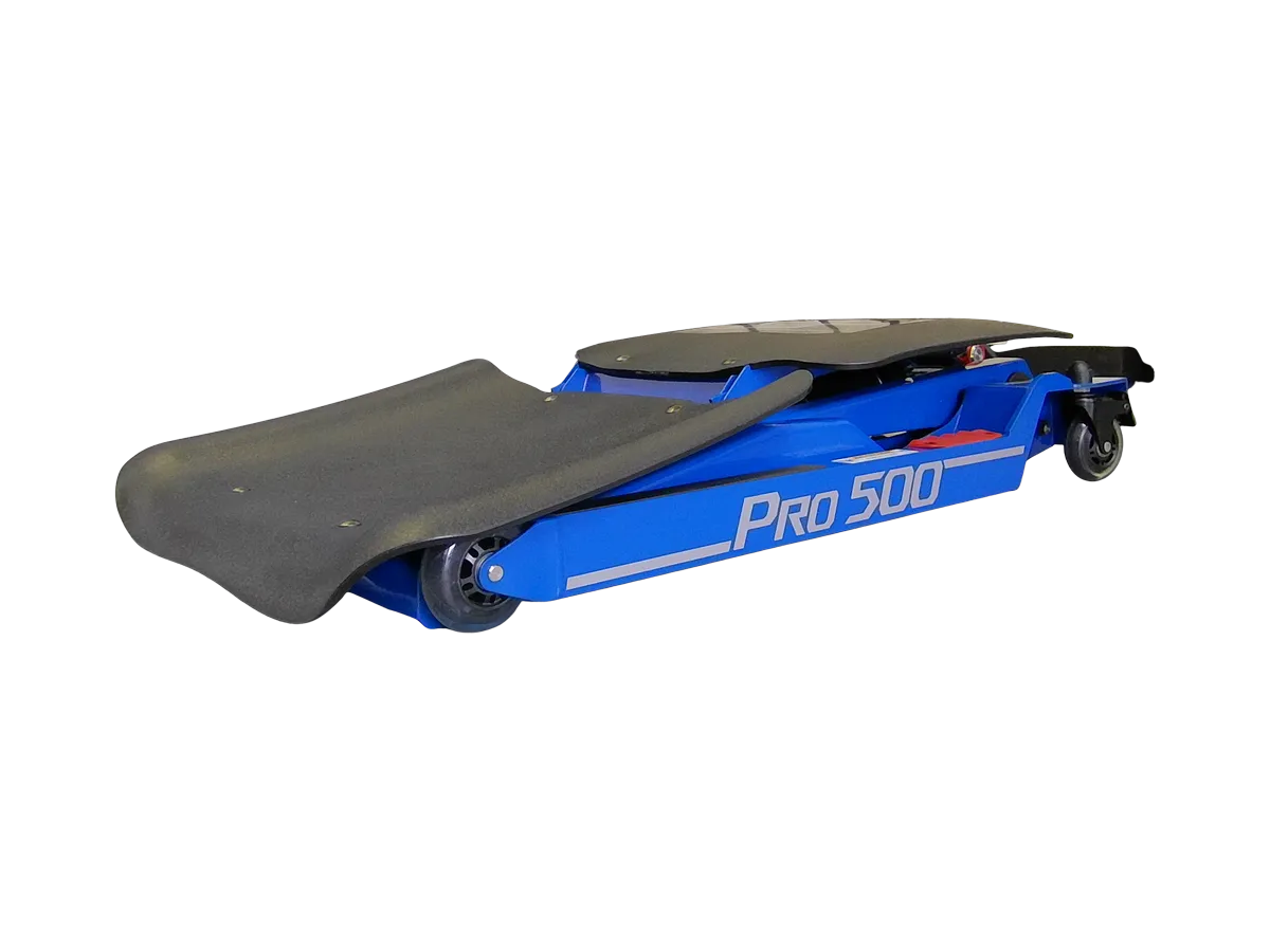 Inva-Lift Pro 500 folded flat, three-quarter view